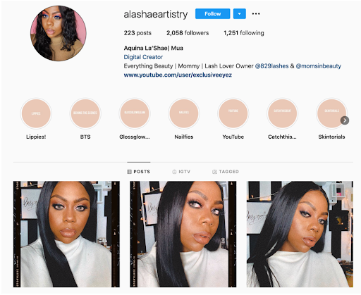 mommy beauty blogger Aquina La’Shae @alashaeartistry