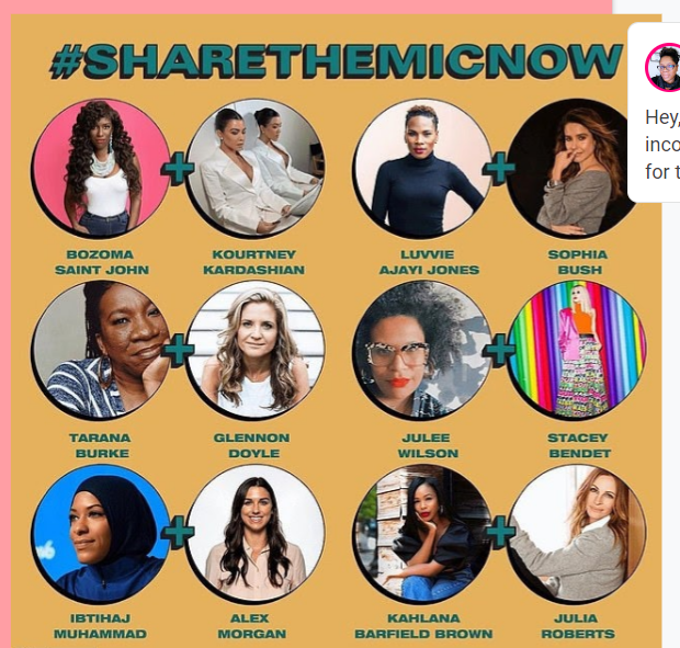 #SharetheMic graphic influencer marketing trend